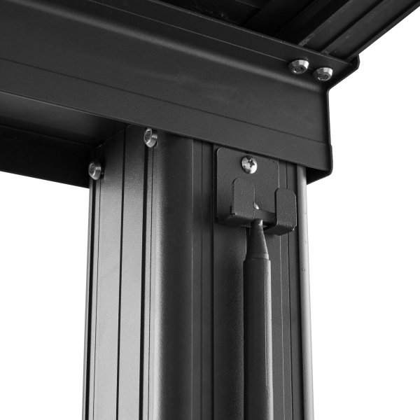 Skyveveranda med tak på 12m² | Skyvbart tak | Kanalplast/Aluminium Skyveveranda med tak på 12m² | Skyvbart tak | Kanalplast/Aluminium