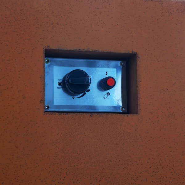 Gasoldrevet eldsted i cortenstål for utendørs bruk - Kalix Gasoldrevet eldsted i cortenstål for utendørs bruk - Kalix