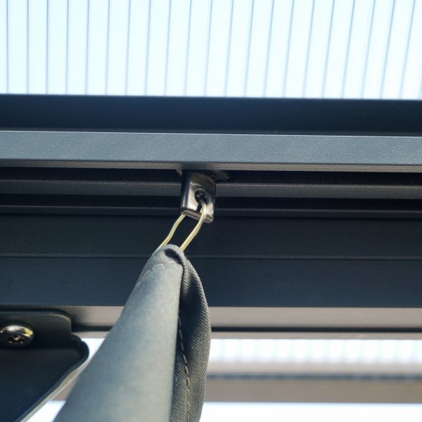 Premium paviljong 3x3m med tak i kanalplast Premium paviljong 3x3m med tak i kanalplast