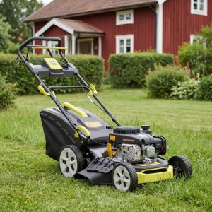 Bensindrevet gressklipper | Loncin 139cc motor | Metalcraft | Kraftig hageklipper