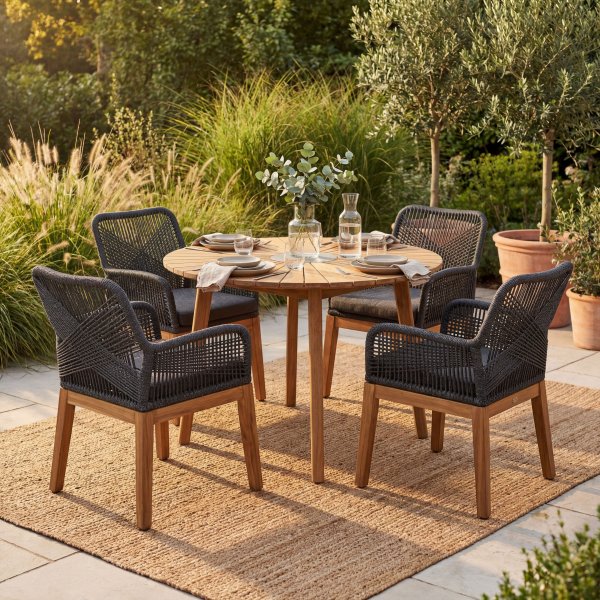 Matgruppe for utend�rs bruk | 4 sitteplasser | Akasietre | Lyfco Florida